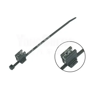 Movable Weld Stud Fixing Cable Ties With Push Mount 150-76080 Screw Mount Cable Ties