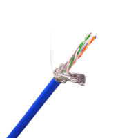 Câble Ethernet Cat6 23AWG en cuivre pur 10 Gbps 250 MHz testé pour les réseaux PoE CCTV