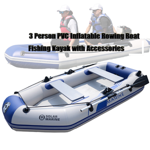 Solarmarine-<span class=keywords><strong>Kayak</strong></span> inflable de PVC para 4 <span class=keywords><strong>personas</strong></span>, bote de pesca, canoa, alfombrilla de aire, accesorios estándar para surf, 2,7 m, M - Product Image 1