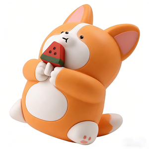 Juguete de Mascota Pequeña, Perro de Vinilo Miniatura, Versión <span class=keywords><strong>Q</strong></span>, Escala 1:12, Cachorro de Dibujos Animados, Lindo Animal, Regalo de Navidad <span class=keywords><strong>para</strong></span> Adolescentes y Adultos - Product Image 5