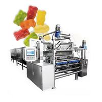 Machine de dépose de bonbons gélifiés multifonctionnelle à remplissage automatique pour la production de sucettes et de bonbons mous