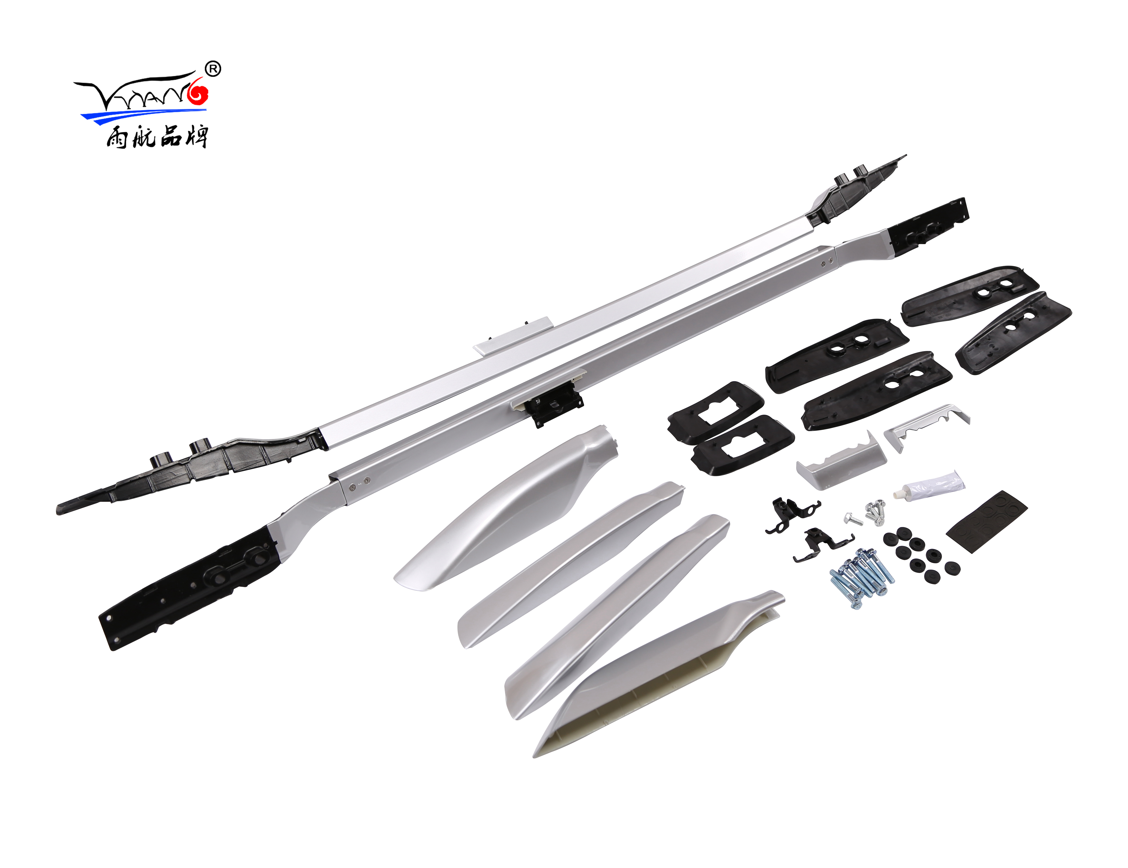 YH-C-049 высококачественный багажник на крышу из алюминиевого сплава, багажник, боковые рельсы на крышу для Prado FJ150 2010-2019