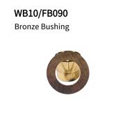 Bague en bronze massif haute résistance 100 MPa, manchon de roulement usiné, résistant aux chocs, excellente dissipation thermique, pour concasseur et laminoir