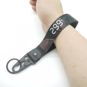 JDM Culture Sangle Porte-clés Voiture De Course Porte-clés <span class=keywords><strong>Double</strong></span> Face Transfert Thermique Impression Sangle Porte-clés Porte-clés Boucle - Product Image 2