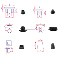 Bouchons de tuyaux personnalisés Capuchons Couvre Bouchon à œillet en caoutchouc de silicone