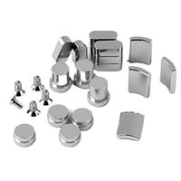 Sampel cincin Generator Neodymium Magnet roda gila busur pola blok permukaan dilapisi industri NdFeb permanen