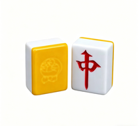 Tuiles de Mahjong de qualité supérieure en gros, jeux de société et de table chinois de haute qualité pour la famille, ensembles de Mahjong américains personnalisés