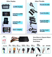 Kit de conversion de vélo électrique Halo Power 5000w 1500W-5kw 2000w 3000w avec moteur à moyeu et batterie triangulaire pour vélo électrique adulte