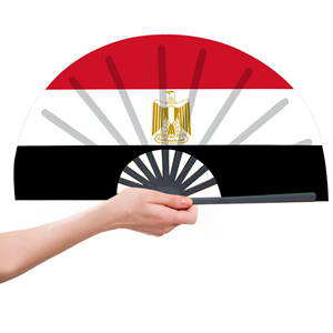 Abanicos Plegables de Bambú con la Bandera de <span class=keywords><strong>Egipto</strong></span> al por Mayor, Abanico de Mano para Carnaval, Bodas, Festivales, Fiestas, Agencias de Viajes - Product Image 4
