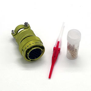 Connecteur DIN série CH23 ZH23 ZH23-10/18P-8-B 10 broches Prise à angle droit Cuivre Aluminium IP67 Connecteur automobile <span class=keywords><strong>Mil</strong></span> Spec - Product Image 4