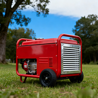 Groupe électrogène diesel portable 3kW 5kW 6.5kW 8kW 10kW, protection IP54, enroulement 100% cuivre, durée de vie de 20 ans pour éolienne/hydraulique