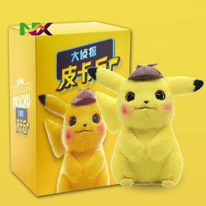 포켓몬 탐정 피카츄 봉제 인형 정품 부드러운 인형 탐정 모자 착용 애호가와 어린이에게 완벽한 선물 - Product Image 6