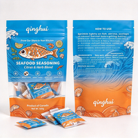 Sachet d'emballage personnalisé imprimé pour épices, pochette alimentaire en aluminium pour assaisonnements
