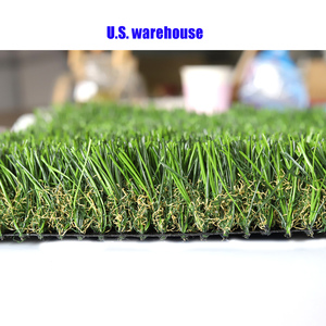Césped Artificial para Exteriores en Rollo de 15-100 pies, 2 Capas de PP+PU, No Tóxico, para Jardines, Céspedes y Campos Deportivos, con 12 Años de Protección UV, Venta al Por Mayor - Product Image 1