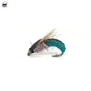 Lot de 3 mouches de pêche à la <span class=keywords><strong>mouche</strong></span> en silicone segmentées, styles Nymph Czech, Caddis Pupa et Scud, pour la pêche en eau douce en ruisseau - Product Image 5
