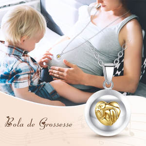 Changda Claddagh <span class=keywords><strong>bola</strong></span> musical <span class=keywords><strong>bola</strong></span> embarazo joyería colgante <span class=keywords><strong>bola</strong></span> maternidad <span class=keywords><strong>bola</strong></span> Collar para mujer embarazada - Product Image 5