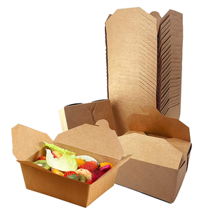Porta pranzo usa e getta in carta Kraft confezione Fast Food contenitore da asporto <span class=keywords><strong>per</strong></span> Dessert <span class=keywords><strong>per</strong></span> gelatina di Sushi realizzata in materiale <span class=keywords><strong>per</strong></span> animali domestici - Product Image 3