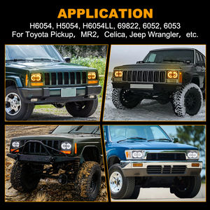 Phare LED carré 5x7 7x6, kit de phare LED pour camion 5x7 pouces, éclairage LED carré 5x7 pouces à faisceau haut/bas pour <span class=keywords><strong>Jeep</strong></span> <span class=keywords><strong>Cherokee</strong></span> <span class=keywords><strong>XJ</strong></span> Trucks - Product Image 4