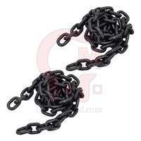 Chaîne de convoyeur galvanisée en acier allié standard G80 HLM Super Supplier, soudée, pour levage de matériel, avec dimensions personnalisées