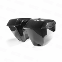 Ensemble de sacoches latérales pour moto USOHAWLK, finition brillante, compatible avec les modèles Road Glide Street Glide 2023-2024, USO-PG312-PG313