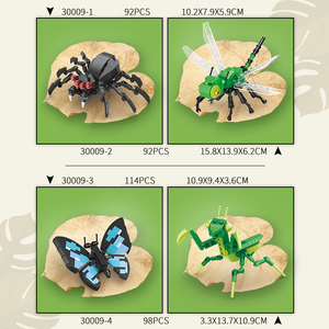 8 <span class=keywords><strong>bambini</strong></span> su 1 assemblano educativi insetti giocattolo farfalla mantide scarabeo libellula Set di blocchi di costruzione del <span class=keywords><strong>mondo</strong></span> - Product Image 4
