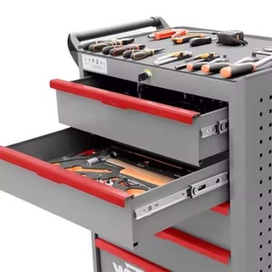 Heavy Duty 5-Drawers Steel Workbench <b>Cabinet</b> System Rolling Toolbox for Garage Workshop OEM Customizable - Product Image 4