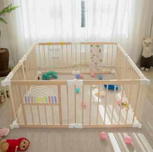 Seguro Sala De Estar Uso Quarto Dobrável <span class=keywords><strong>Baby</strong></span> <span class=keywords><strong>Play</strong></span> <span class=keywords><strong>Pen</strong></span> Bebê De Madeira Dobrável Cercas - Product Image 1