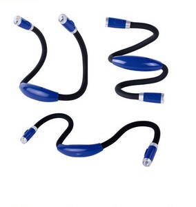 2021 Mới Lạ Hand Frees LED Cổ Ôm Cuốn Sách Ánh Sáng Đèn Đọc Sách Linh Hoạt Rắn LED Night <span class=keywords><strong>Light</strong></span> Cho Đêm Chạy Bộ - Product Image 4