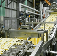 Équipement de ligne de friture industrielle à économie d'énergie, ligne de friture automatique pour chips de banane avec contrôle uniforme de la température