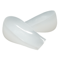 Semelles intérieures en gel de silicone souple pour talon, amortissantes, rehaussantes, demi-semelles antidérapantes pour soulager la douleur au talon