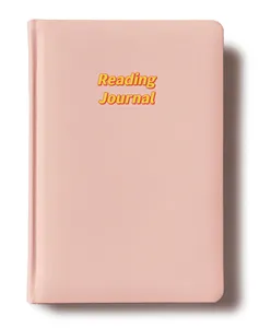 Provide Your Fully Formatted PDF Customized Pink Leather Diary Planners 20242025 Reading Journal