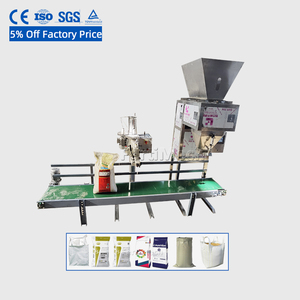 Ligne de production de granulés d'engrais organique de 2 tonnes de sable et de ciment, machine d'emballage en gros sac - Product Image 1