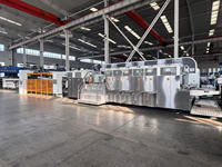 Machine d'impression et de découpe pour emballages en carton, boîtes à légumes, boîtes à fruits frais, boîtes à pizza, boîtes en carton ondulé