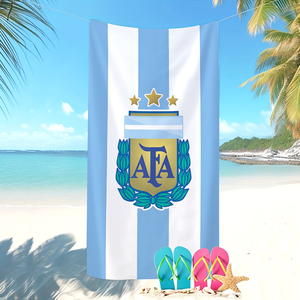 Serviette <span class=keywords><strong>de</strong></span> plage commémorative Coupe du Monde <span class=keywords><strong>de</strong></span> football 2026, serviette <span class=keywords><strong>de</strong></span> <span class=keywords><strong>bain</strong></span> à séchage rapide, serviette imprimée football (USA, Canada, Mexique) - Product Image 3