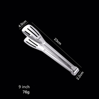 Gadget de cuisine domestique en acier inoxydable 304, pinces alimentaires, pinces à Steak pour barbecue