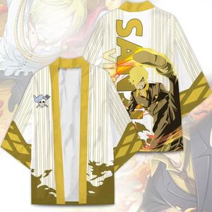 48 Estilos de Kimono Japonés de Anime, Unisex, 1 Pieza, Luffy, Zoro, Nami, Sanji, Haori, Disfraz de Cosplay para Fiesta de Halloween, Camiseta de Verano de Anime - Product Image 4