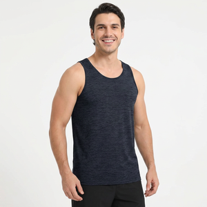 Customized <b>Mens</b> Warm Stringer Gym <b>Singlet</b> Quick Dry Casual Sleeveless Tank Tops <b>for</b> Bodybuilding and Running - Product Image 1