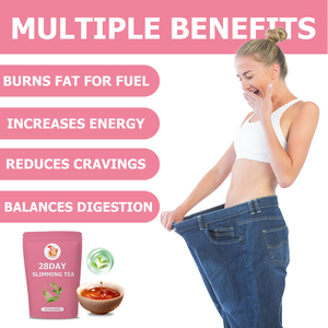 OEM Private Label 28 Day Slimming Tea for Healthy <b>Metabolism</b> Help Reduce Cravings with Hawthorn and Lotus Leaf Herbal Supplement - Product Image 2