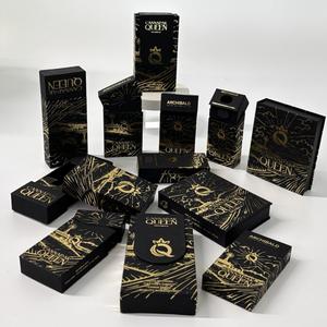 Factory Price Wholesale 5 Pack <strong>Rolled</strong> Cigarette Packaging Box Hot Stamping Logo Child Resistant Pre <strong>Paper</strong> <strong>Roll</strong> Cone Box - Product Image 1