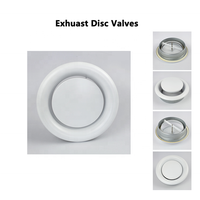 Tuyau d'échappement circulaire réglable manuelle, en acier inoxydable, diffuseur avec Valve d'air, pour fêtes, 1 pièce