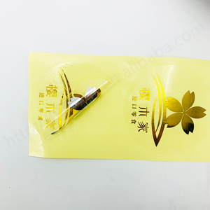 Conception personnalisée personnalisée emballage étanche en vinyle métal feuille d'or argent logo étiquette impression transparente autocollants - Product Image 6