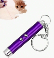 Jouet de pointeur laser écologique Rechargeable Portable pour chats jouet de formation interactif en alliage d'aluminium pour animaux de compagnie avec variabilité de couleur