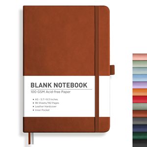 Factory Wholesale Custom Logo A5 With Elastic Strap Pu Journal <b>Diary</b> Notebook Notepad Note Book PU Leather Notebooks - Product Image 1