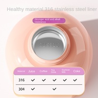 Produits cadeaux pour bébés sans BPA, gourdes isothermes et thermos, bouteilles à boisson, grande capacité, bouteille d'eau portable en acier inoxydable