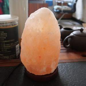 Lampes en sel rose de l'Himalaya naturel, fabriquées à la main, forme sculptée sur mesure - Product Image 3