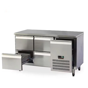 Thương mại duy nhất nhiệt độ thủy tinh Salad truy cập kemer thanh thép không gỉ siêu thị sử dụng máy Làm lạnh điện - Product Image 2