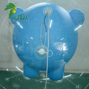 Doppio pallone gonfiabile trasparente della fabbrica con il pallone gonfiabile dell'orso all'interno, pallone gigante personalizzato gonfiabile - Product Image 2