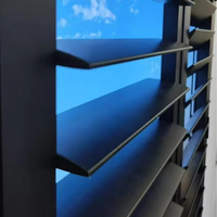 Volet horizontal en aluminium de qualité architecturale, durable, écologique, pour intérieur et extérieur, offrant un contrôle de la confidentialité