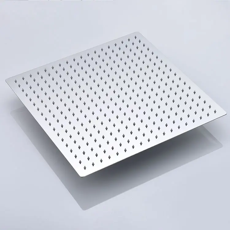 16-дюймовая квадратная Душевая насадка SUS201 из нержавеющей стали для ванной