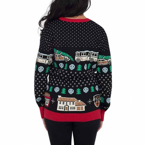 Pulls d'hiver <span class=keywords><strong>pour</strong></span> hommes en gros, motif animal, flocons de neige, cœurs, rennes, tricot doux et respirant, <span class=keywords><strong>pour</strong></span> la famille et les couples - Product Image 6